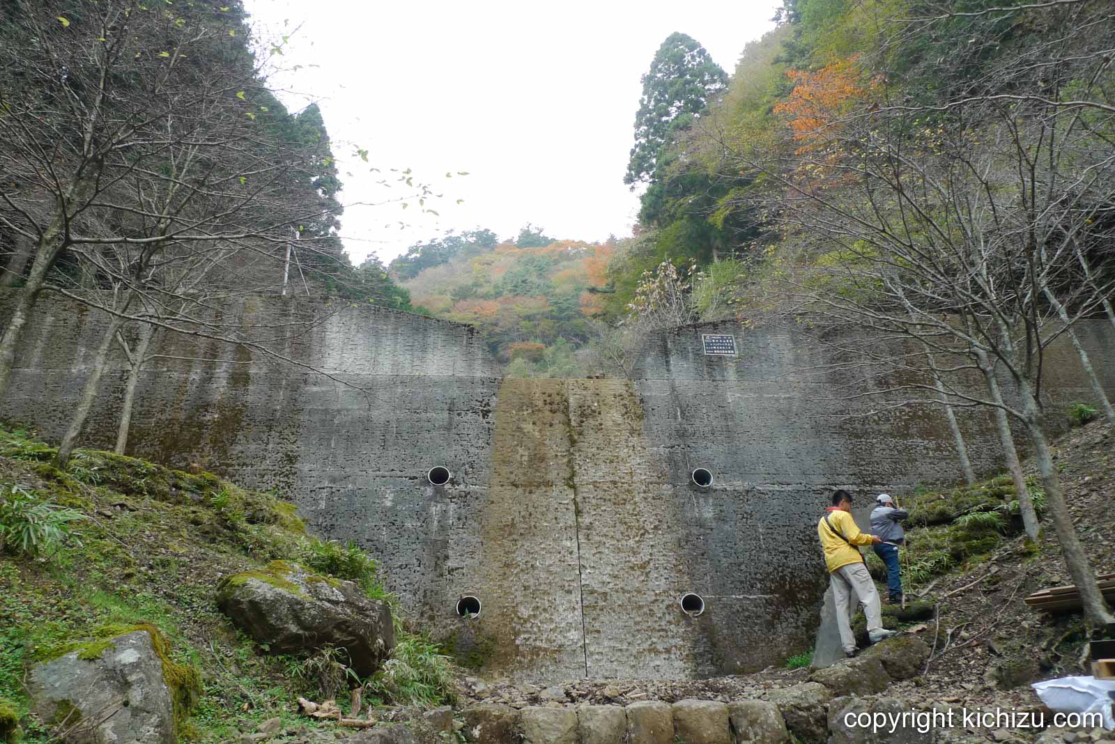 大山の堤防？