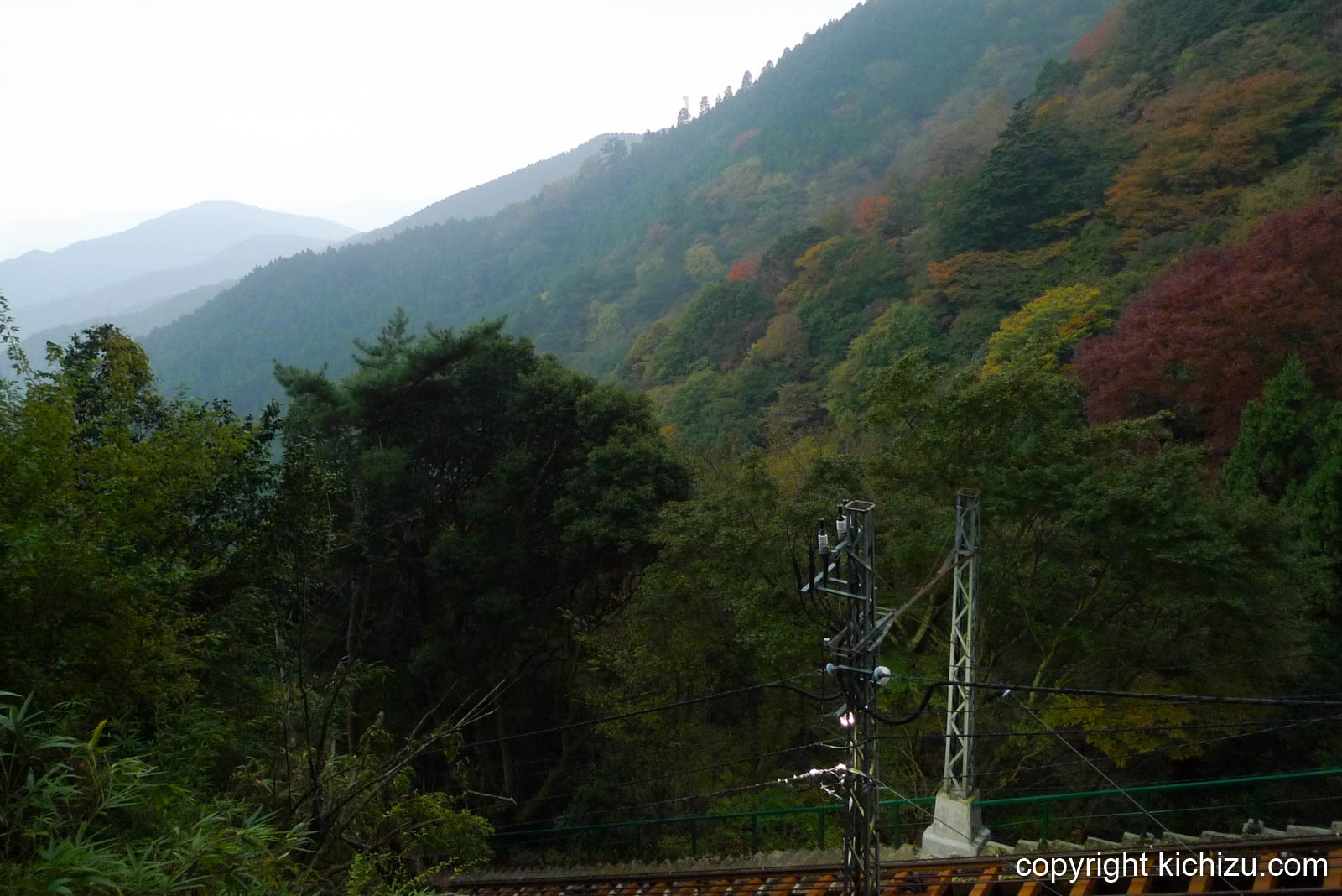夕方の大山