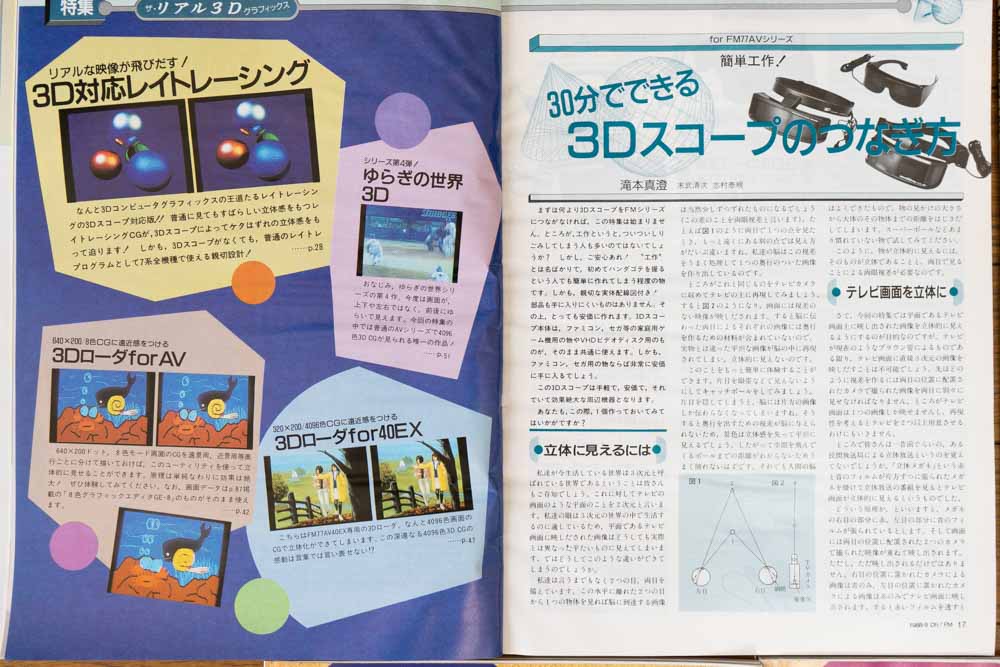 fm77avで3Dスコープ
