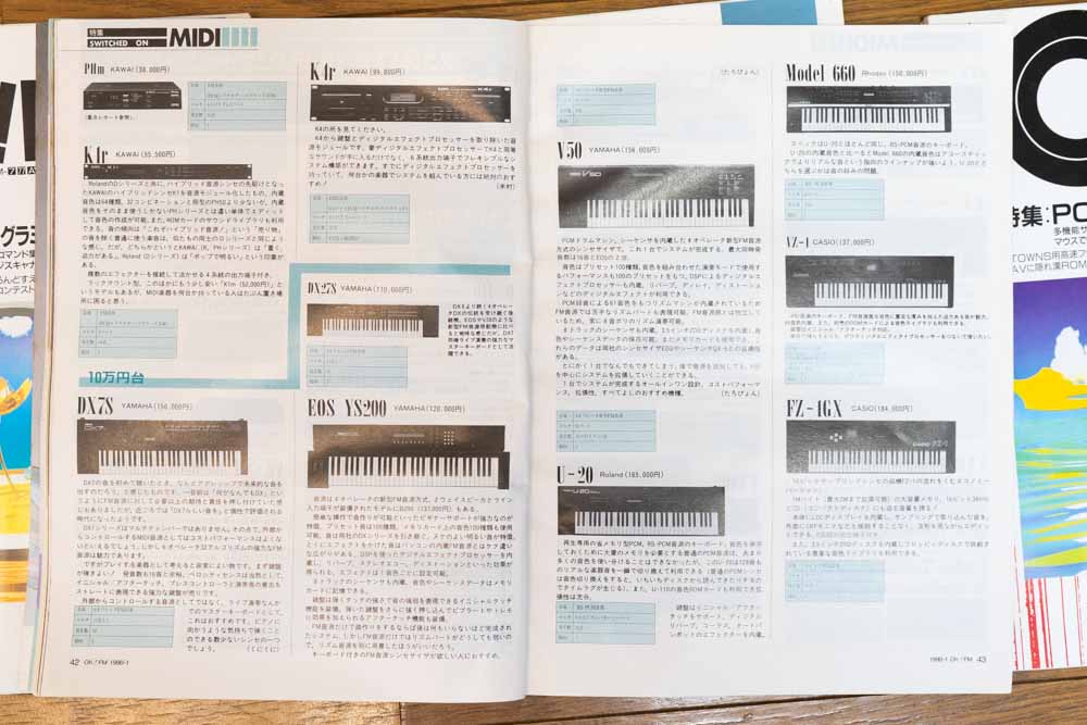 midi音源特集(DX7S/V50)
